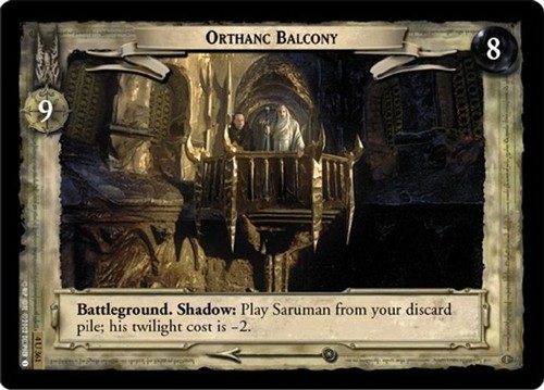 Orthanc balcony the two - orthanc,