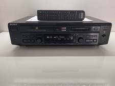 SONY MXD-D4 CD Minidisc Deck Combi Recorder MDLP ATRAC VGC GWO manuale e telecomando
