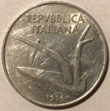 10 LIRE 1976 - REPUBBLICA