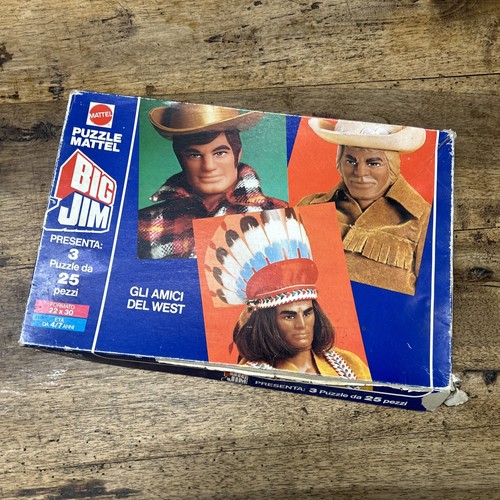Big jim mattel - puzzle, gli