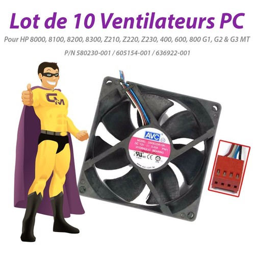 Set x10 ventole hp 8100 - e,