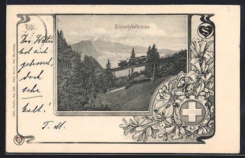Rigi ponte con funivia - rigi,,