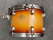 TAMA STARCLASSIC ACERO 12" ORO SUNBURST TOM TAMBURO, NICHEL SPAZZOLATO, GIAPPONE, BELLO!