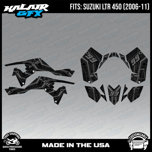 Kit grafica per suzuki atv - kit,