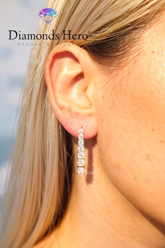 Orecchini tennis con brillanti