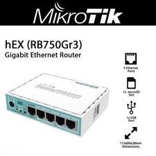 ✅ MikroTik hEX RB750Gr3