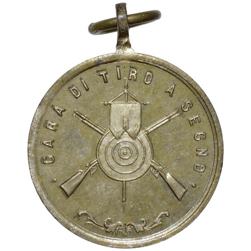 Medaglia tiro segno - a, segno,