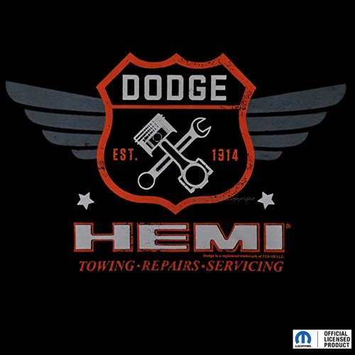 Dodge hemi shirt caricatore - t-shirt,