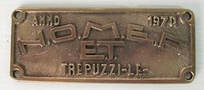 nomef et trepuzzi 1970 traga in ottone carro ferroviario