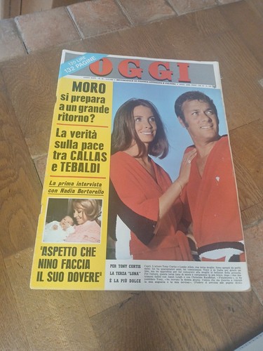 Oggi 1968 tony curtis - 40, 1968=tony