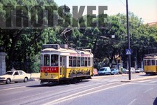 35mm Slide PORTUGAL Lisbon Lisboa Tram Strassenbahn 541 2002 Portuguese Original