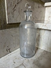 Storica Bottiglia Da Farmacia Acido Solforico Puro Candiani e Biffi Milano