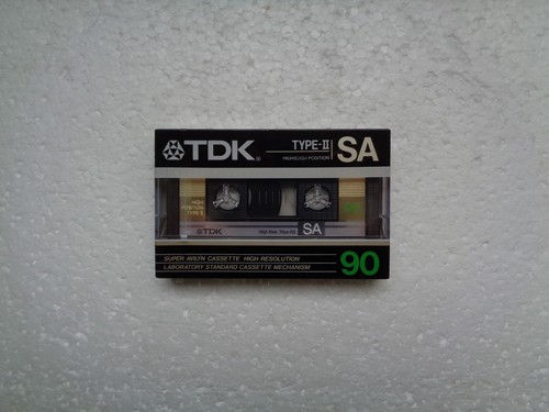 Audiocassetta vintage tdk - tdk, sa