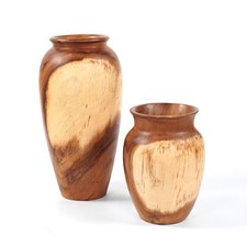 Vaso in legno massello di