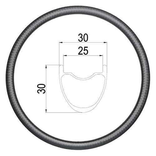 Cerchio carbonio tubeless 29er