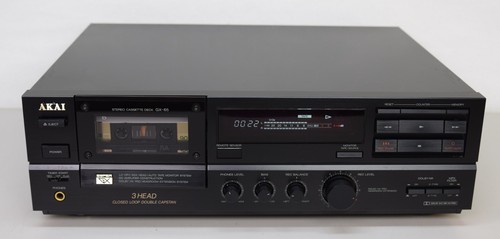 Akai deck cassette - cassette, tape