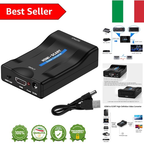 Convertitore hdmi scart con - convertitore,