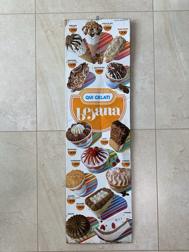 Insegna pubblicitaria gelati