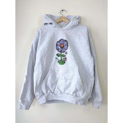 Felpa con cappuccio bee line - con,