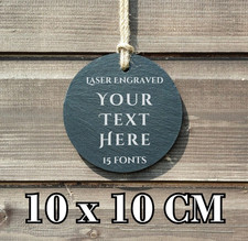 Targa Ardesia Tonda Nome