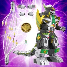 Super7 - Mighty Morphin Power Rangers ULTIMATES! Dragonzord Megazord nuovo