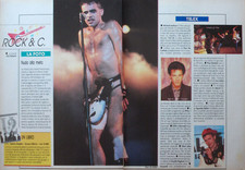 Italian Clipping Ritaglio 1988 GIOVANNI LINDO FERRETTI CCCP nudo alla 2 PAGINE.