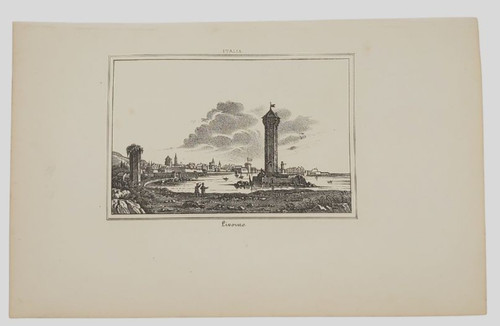 Livorno veduta dal - , faro