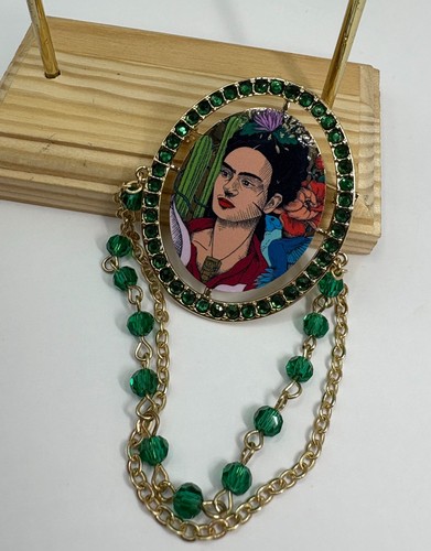 Frida kahlo spilla dorata - kahlo,