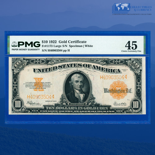 1173 1922 10 dollari - fr.1173,
