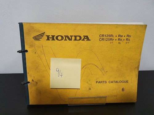 Catalogo ricambi honda cr125r - honda,