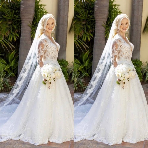 Abiti sposa eleganti scollo - abiti,