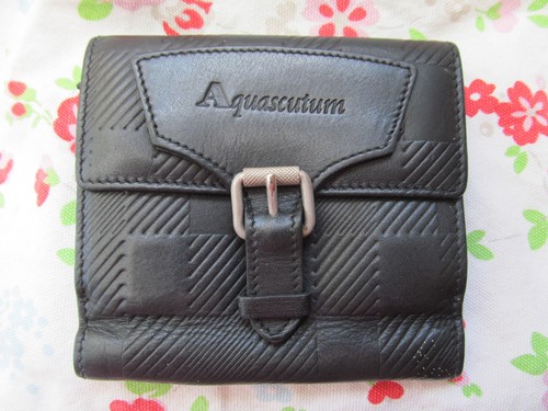 Portamonete vintage aquascutum - vintage,