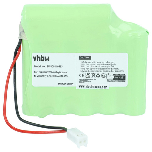 Vhbw batteria nimh - batteria, 7,2v