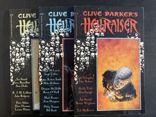 Clive Barker’s Hellraiser Books 1,2 & 3 1990 1st Edition Very Good Condition 