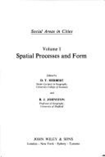 Spatial processes and form - and,