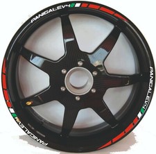 ADESIVI CERCHI DUCATI PANIGALE V4 CON TRICOLORE