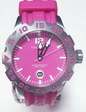 NAUTICA A14607G sub 100mt.cassa acciaio mm45,corona+fondello a vite €150,sc.50%