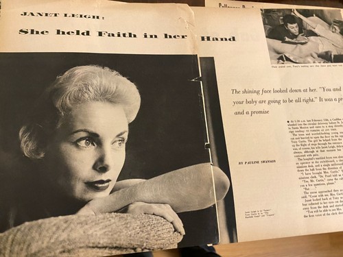Janet leigh ritaglio - ritaglio, rivista