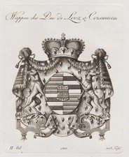 Looz-Corswarem Stemma Nobiliare Stemma Araldico Incisione In Rame 1803