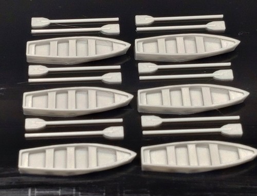 Gauge 148 row boats - 1:148,