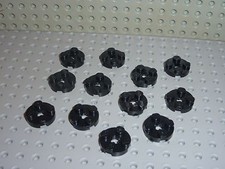 Lego black round plate - 12,