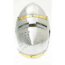 Elmo medievale becco di