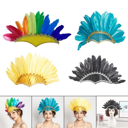 Cerchietto piumato per glamour - cerchietto,