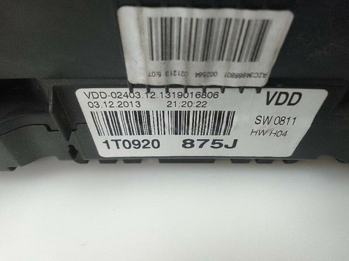 1t0920875j cruscotto - 1t0920875j,