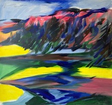 Dipinto A Olio Illeggibile