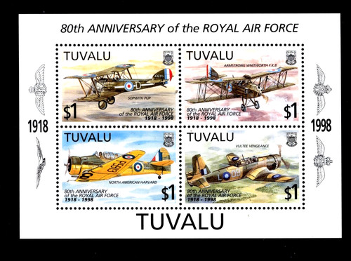 Tuvalu 767 mnh foglio - di, 4