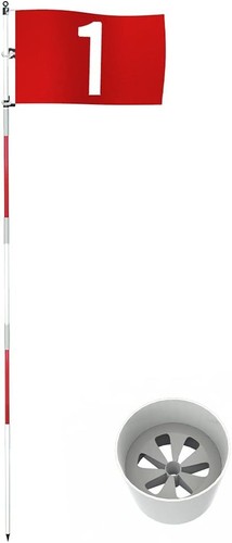 Golf flagstick 6ft - 6ft,