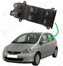 Pulsantiera Pulsanti Alzacristallo Per Honda Jazz 2008 - 2015 Anteriore Sinistra