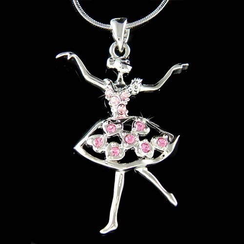 Collana ballerina con cuore - collana, da