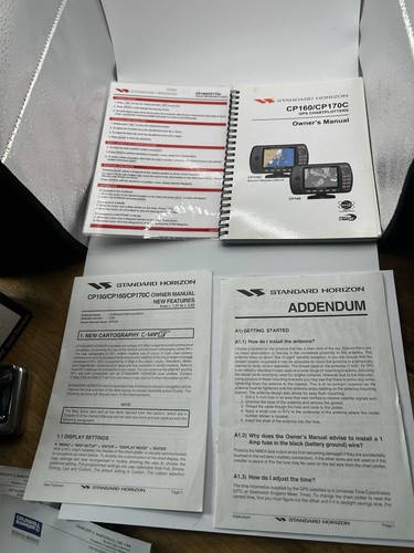 Standard horizon cp160 cp170c - standard, cp160/cp170c